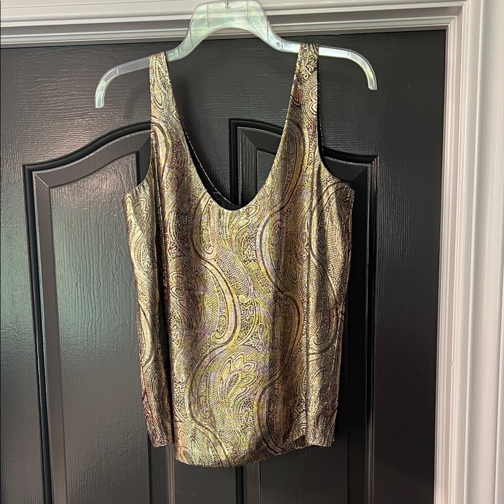 J. Crew Paisley Print Shell - Picture 2 of 13
